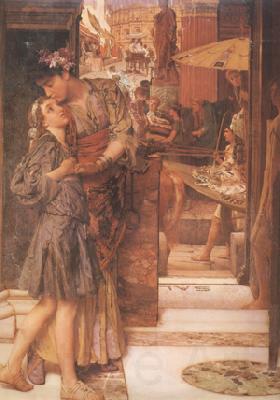 Alma-Tadema, Sir Lawrence The Parting Kiss (mk24)